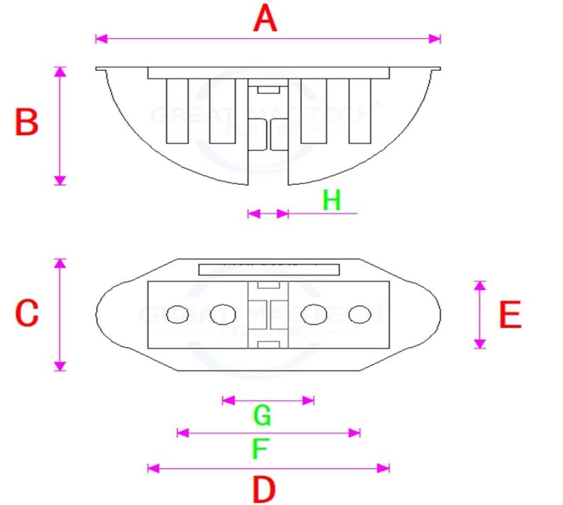 Specification of Magnetic Recess Formers